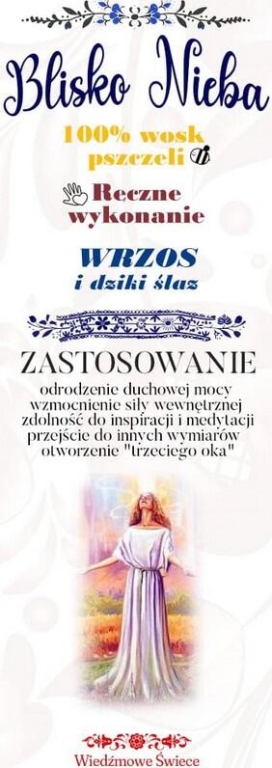 Wiedźmie Świece Rytualne - Blisko Nieba - Intuicja i Duchowość (2)