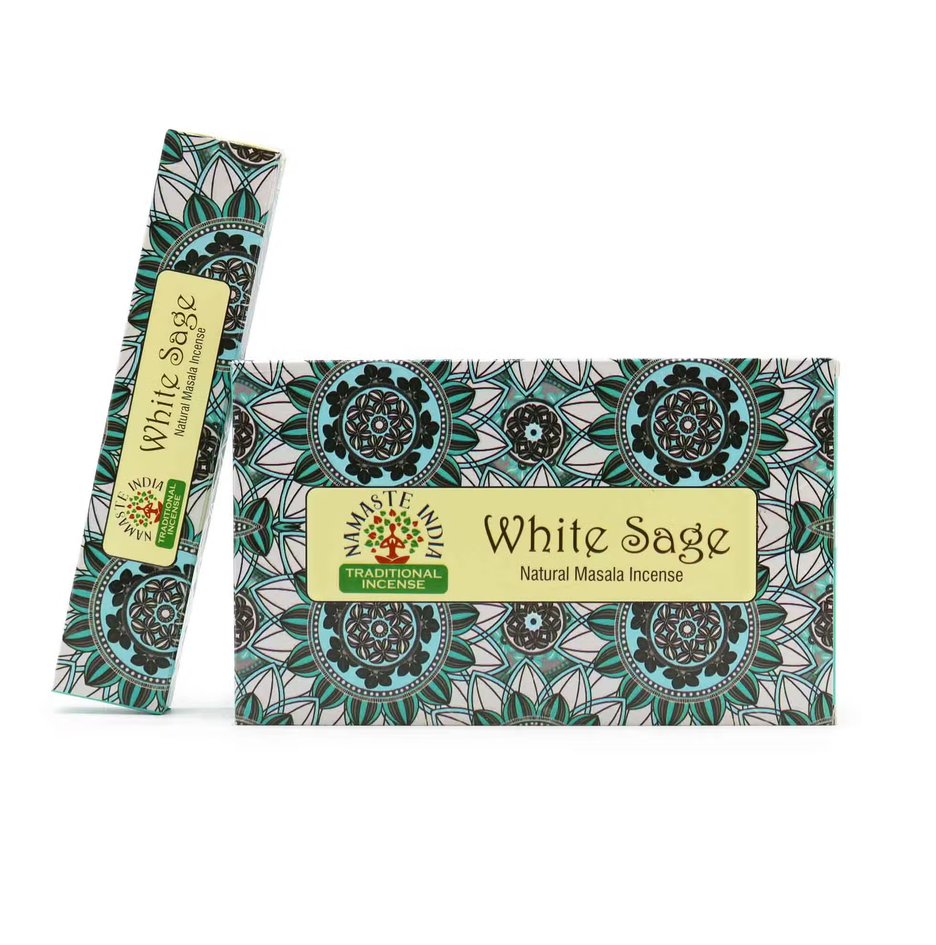 Kadzidła Masala Namaste Mandala – Biała Szałwia